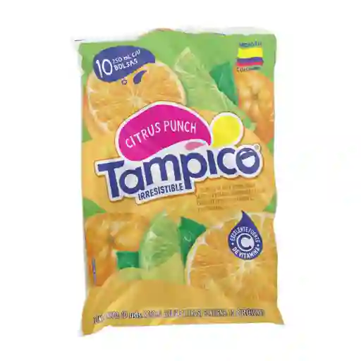 Tampico Citrus Bolsa x 250 mL x 10 U