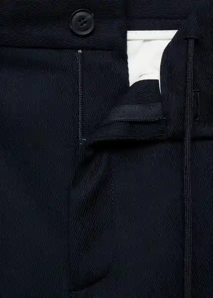 Pantalón William Navy Talla 38 Hombre Mango
