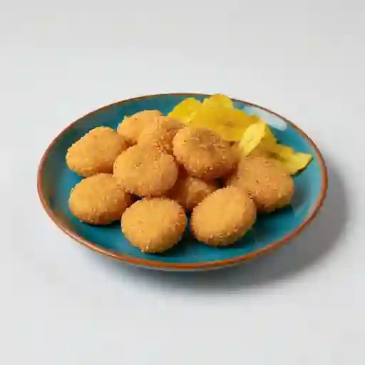 Nuggets X 10 Unidades y Chips de Plátano