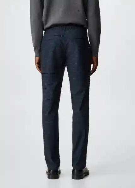 Pantalón Brest Navy Talla 38 Hombre Mango