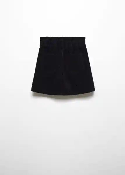 Falda Gladis Negro Talla 14 Niña Mango