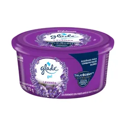 Glade Ambientador en gel lata campos de lavanda, 70gr