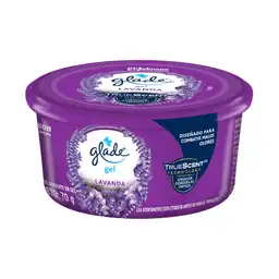 Glade Ambientador en gel lata campos de lavanda, 70gr