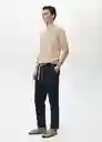 Pantalón Romelino Navy Talla 44 Hombre Mango