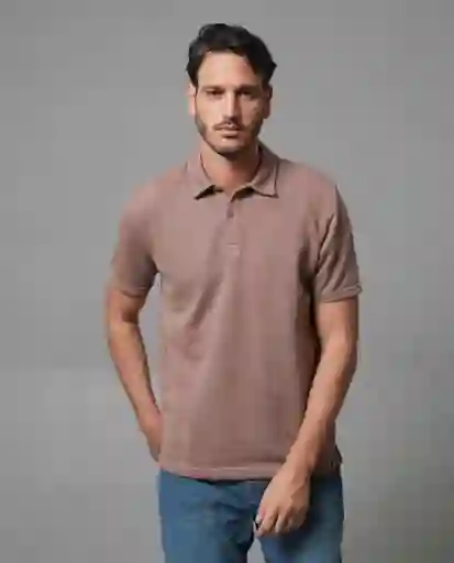 Camiseta Polo Hombre Café Talla L 193G020_CAF181314 Rifle