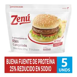 Zenú Hamburguesa de Res Congelada