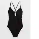 Enterizo Ropa Aerie Negro Talla: MEDIUM 5430073 American Eagle