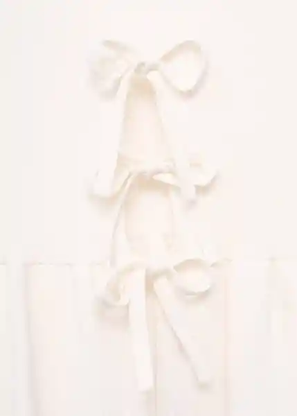 Top Parise Blanco Talla S Mujer Mango