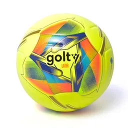 Golty Balón Fútbol Latir Cosido a Máquina Verde Número 5