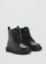 Botines Basmab Negro Talla 24 Niñas Mango