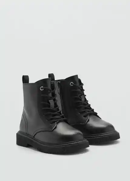 Botines Basmab Negro Talla 24 Niñas Mango