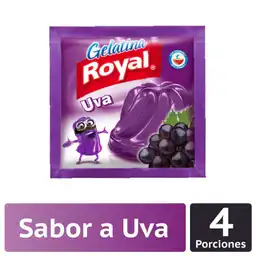 Royal Gelatina Sabor a Uva