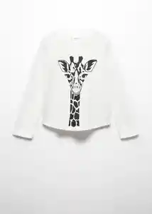 Camiseta Sheldon Offwhite Talla 14 Niña Mango