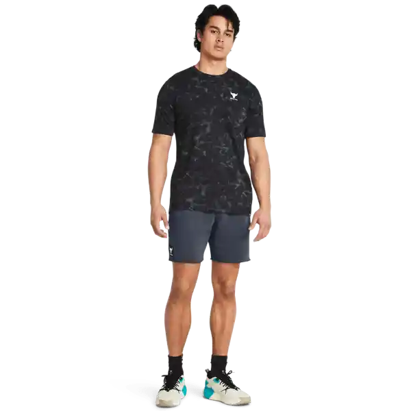 Under Armour Short Rock Hwt Terry Hombre Gris SM 1383186-044