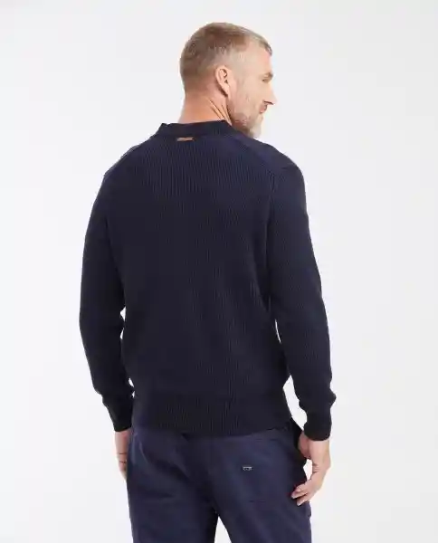 Cárdigan Tejido Comfy Azul Marino Ultraoscuro Talla L Chevignon