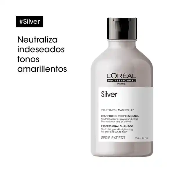 LOréal Professionnel Shampoo Cuidado Del Cabello Blanco 300 mL