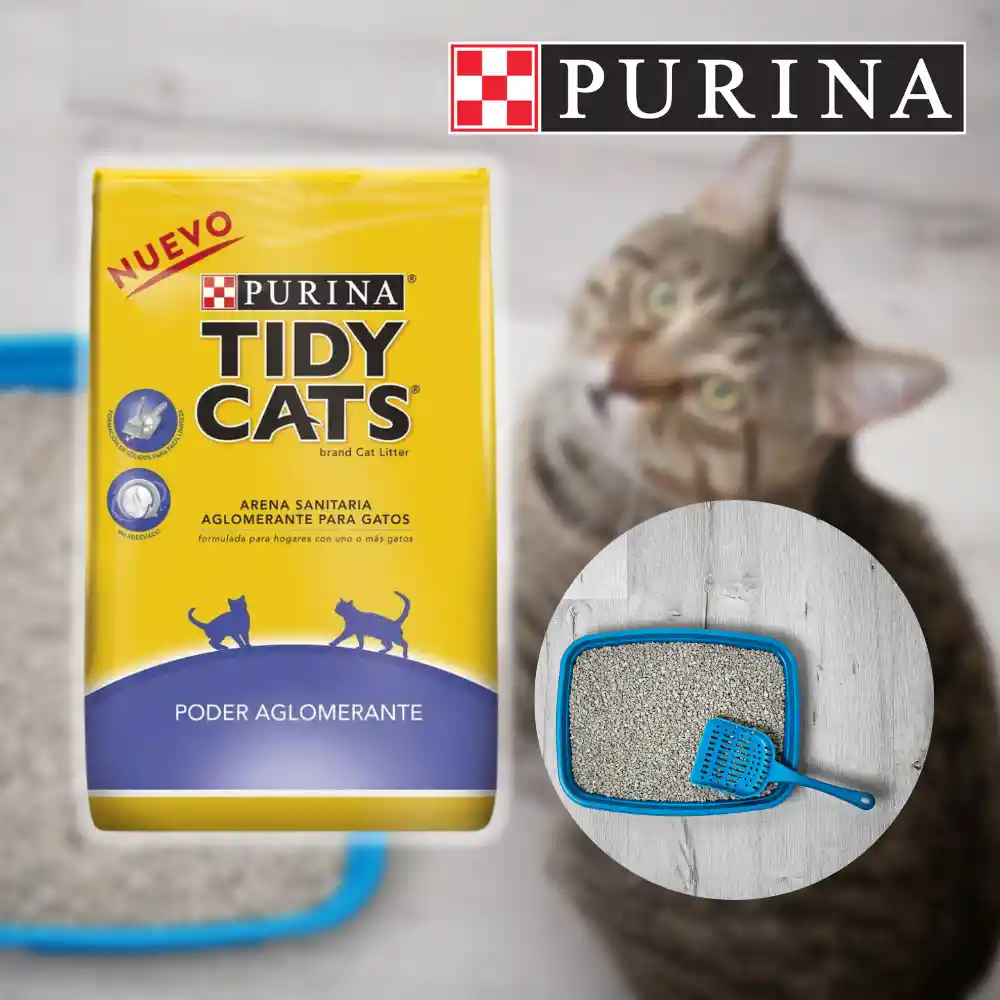 Tidy Cats Arena Aglomerante para Gatos Sanitaria