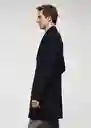 Abrigo Haki Navy Talla XS Hombre Mango