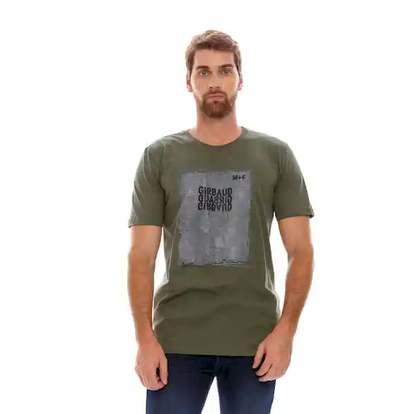 Marithé Francois Girbaud Camiseta Manga Corta Verde Oscura T. L