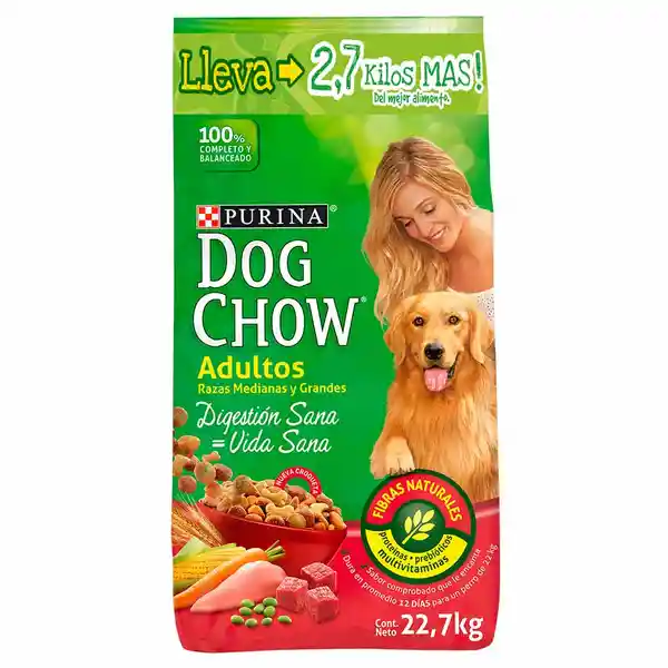 Dog Chow Alimento Para Perro Seco Adulto Raza Mediana y Grande