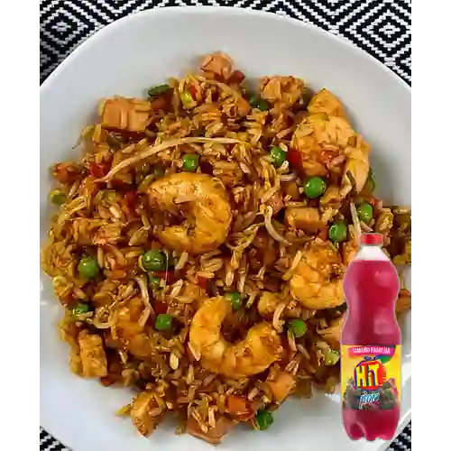 Combo Arroz Para 4 Personas + Hit Mora 1.5 l