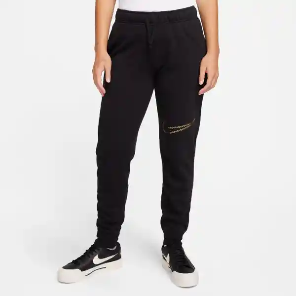 Nike Pantalón W Nsw Club Flc Shine mr Negro T.S Ref: FB8760-010