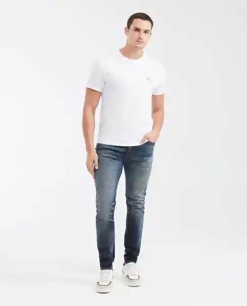 Jean Rider Masculino Azul Clásico Oscuro Talla 30/32 Chevignon