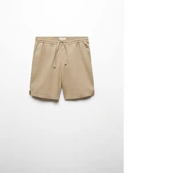 Bermudas Monaco Beige Talla 20 Niños Mango