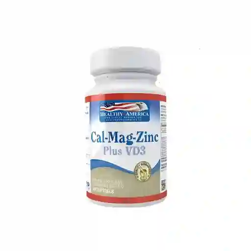 Healthy America Suplemento Dietario Cal-Mag-Zinc Plus VD3 