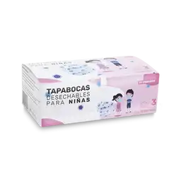 Tapabocas Pediátrico Niña