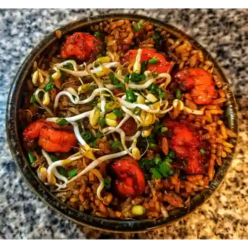 Arroz Chino de Camaron para Dos