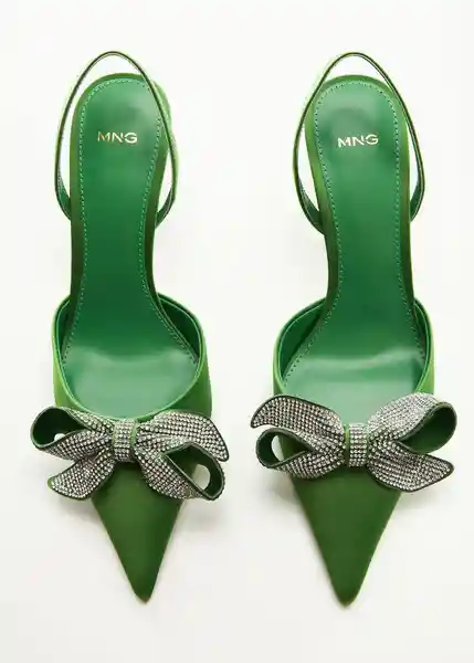 Zapatos Iris-A Verde Talla 41 Mujer Mango