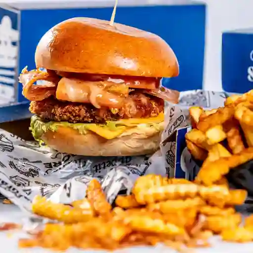 Hamburguesa millonaria sencilla