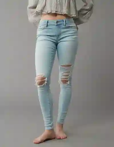 Jean Mujer Azul Talla: 8 REGULAR 5235957 American Eagle