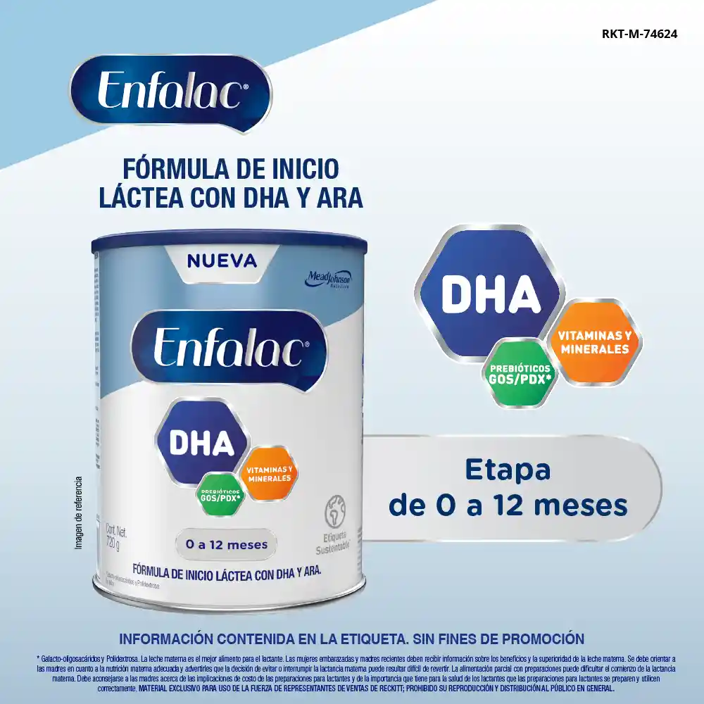 Formula Infantil Enfalac de 0 a 12 Meses