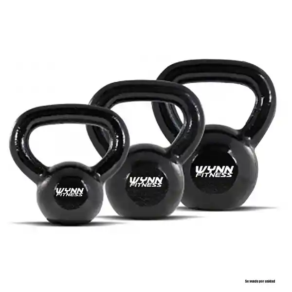 Wynn Fitness Pesa Rusa Negra 20 Kg