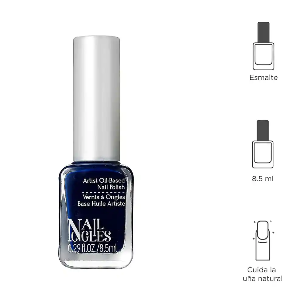 Miniso Esmalte Para Uñas de Base de Aceite Azul