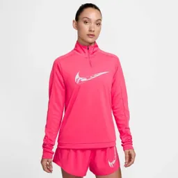 Nike Camiseta Swsh Hbr Hz Mid Rosado Para Mujer Talla M