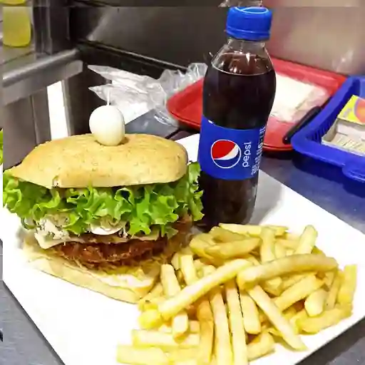 Combo de hamburguesas apanada especial