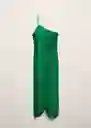 Vestido Flecha Verde Talla M Mujer Mango