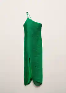 Vestido Flecha Verde Talla M Mujer Mango