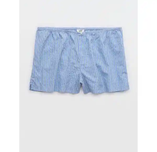 Short de Pijama Aerie Azul Talla MEDIUM American Eagle