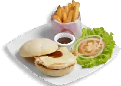 Hamburguesa de Pollo a la Parrilla