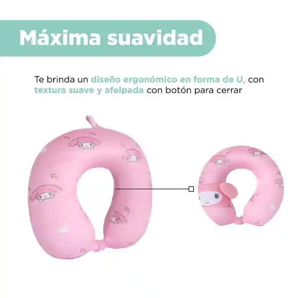 Almohada de Viaje Para el Cuello de Espuma Serie Sanrio Miniso