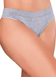 Cachet Panty Tanga Clásica Gris Jaspe Talla M