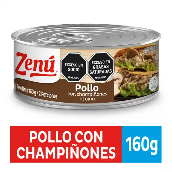 Zenú Pollo con Champiñones al Vino