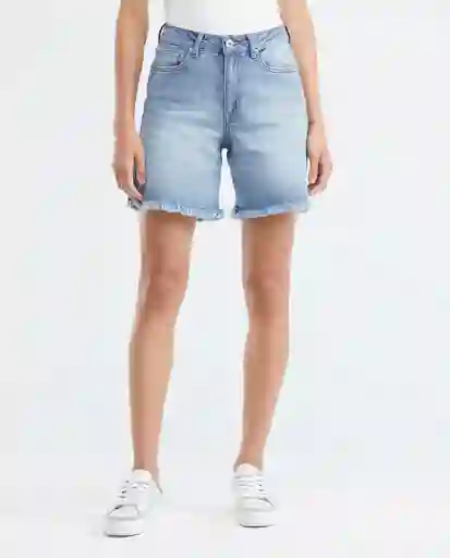 Short- Claro Azul Cristalino Claro Talla 12 Mujer Chevignon