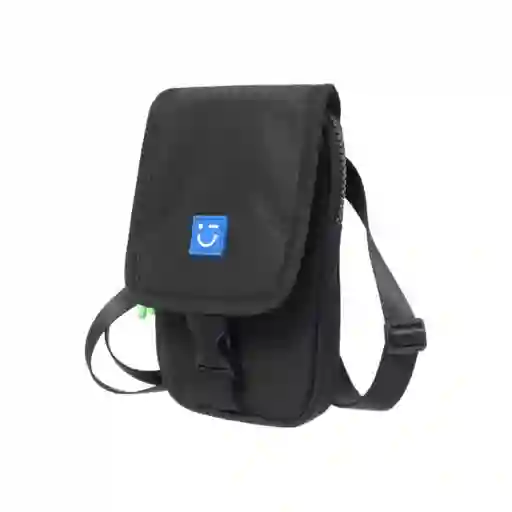 Bolso Porta Celular Negro Serie Miniso