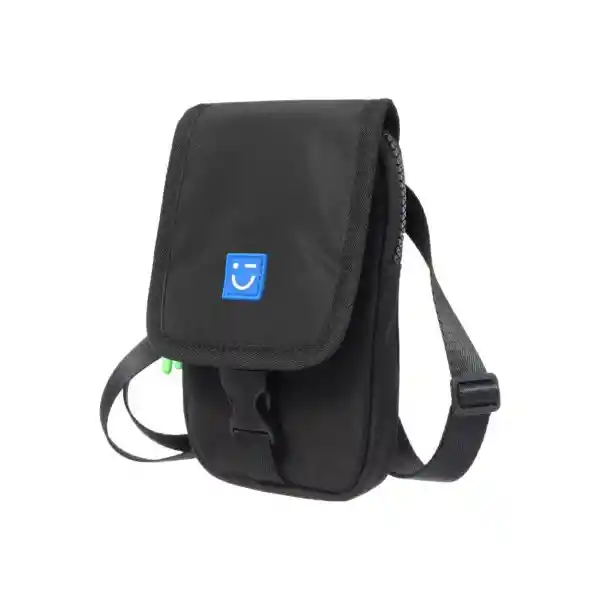 Bolso Porta Celular Negro Serie Miniso