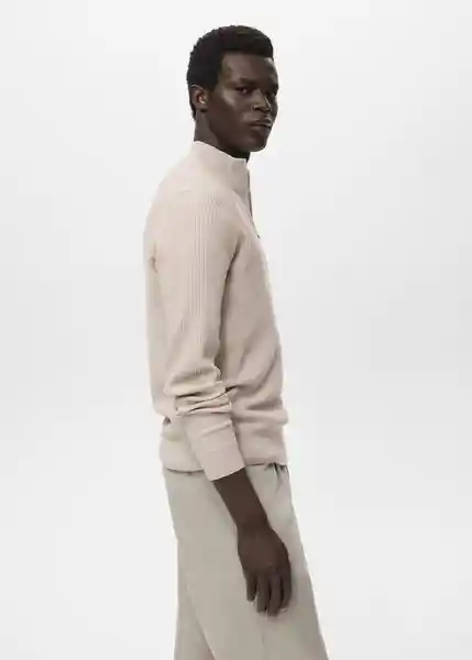 Jersey Antiguap Beige Talla L Hombre Mango